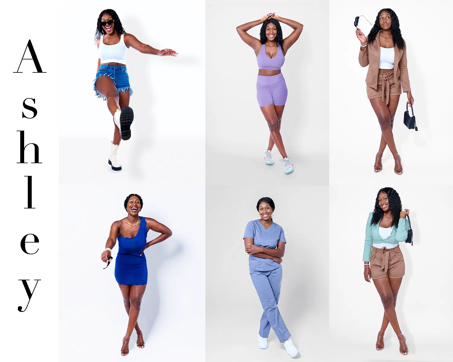 PHOENIX modeling headshots collage